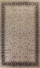 All-Over Floral Aubusson Hand-knotted Palace Size Area Rug Living Room Rug 12×19