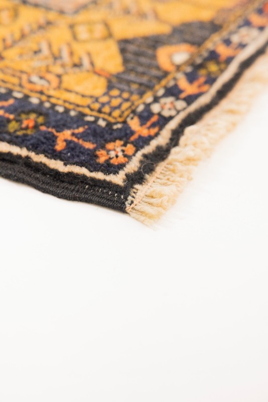 Antique Turkish Anatolian Nomadic One-of-a-kind Rug Hand Knotted Wool 4 ft x 7ft gallery