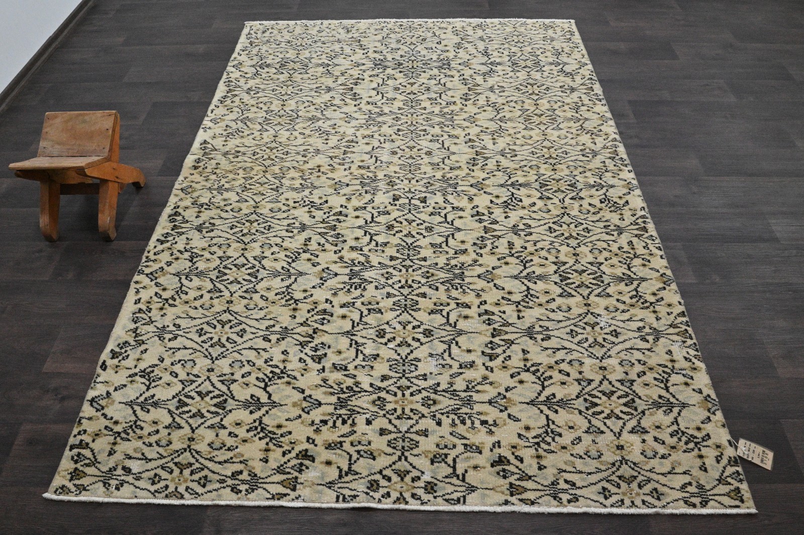 Oushak Turkish Vintage Rug 5x8 Kilim Rug Anatolian Handmade Boho Decor BEIGE gallery