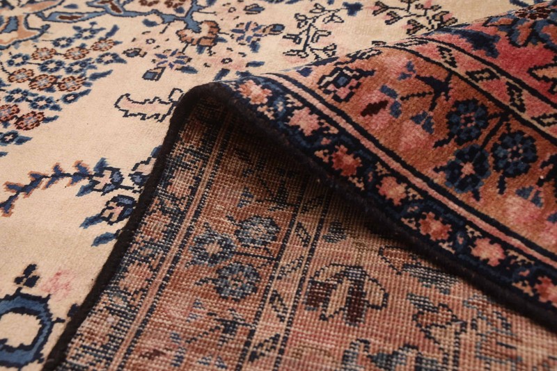 Vintage 9'5" x 12'3" Traditional Hand Knotted Vegetable Dye Wool Area Rug gallery