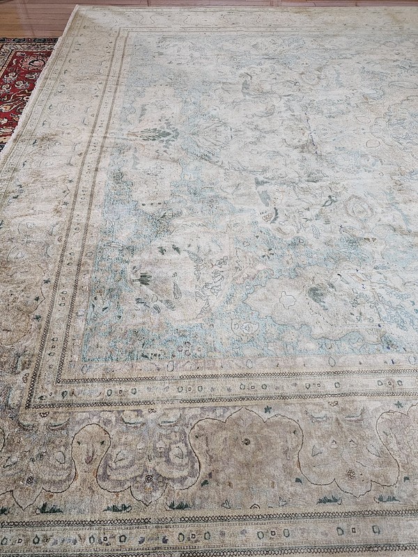 9.6 x 12 ANTIQUE FINE USHAK RUG CAUCASIAN VINTAGE SERAPI SHIRVAN KAZAK gallery