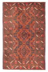 Traditional Vintage Hand-Knotted Area Rug 4’3″ x 6’8″ Oriental Wool Carpet