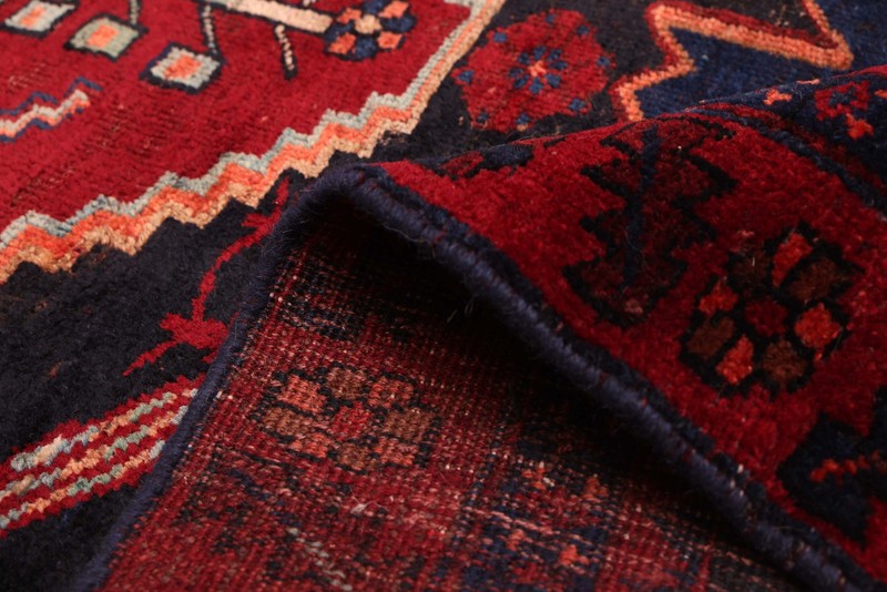 Vintage Hand-Knotted Area Rug 4'6" x 10'9" Traditional Wool Carpet gallery
