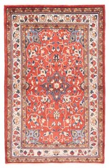 Vintage Hand-Knotted Area Rug 4’3″ x 6’11” Traditional Wool Carpet