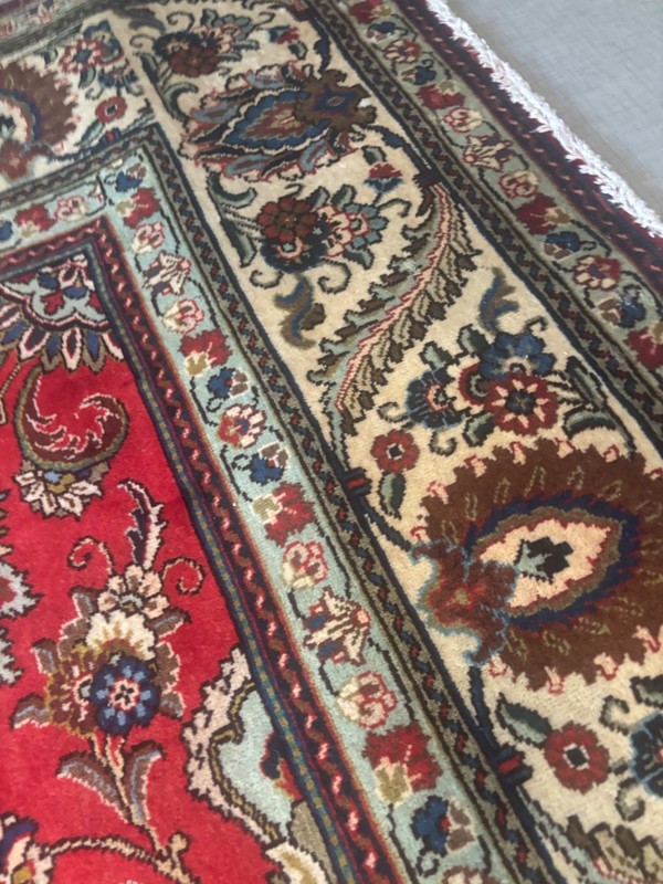 SIMI ANTIQUE. HAND MADE. 13x10. EXCELLENT CONDITION. FULL PILE.WITH SINGNR gallery
