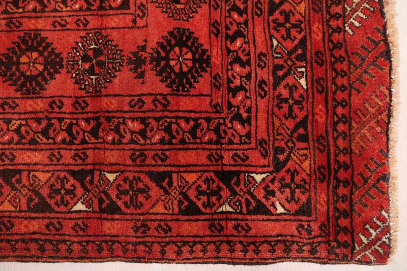 Vintage 6'11" x 8'10" Traditional Hand Knotted Vegetable Dye Wool Area Rug gallery