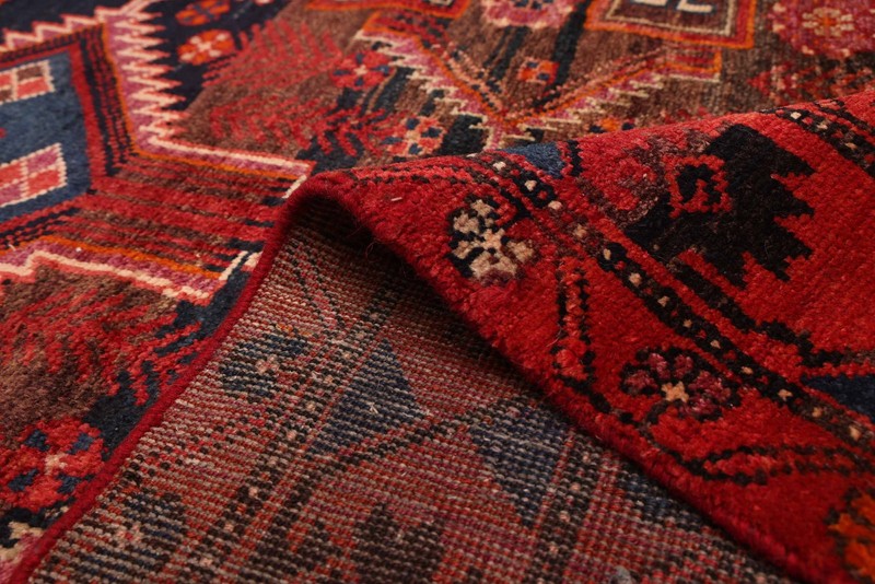 Vintage Hand-Knotted Area Rug 4'9" x 7'8" Traditional Oriental Wool Carpet gallery