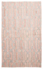 Vintage Hand Woven Area Rug 4’8″ x 7’11” Traditional Wool Oriental Carpet