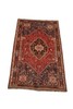 Vintage Tribal Rust Turkish 5' 2" x 8' 3" Red Hand Knotted Area Rug gallery