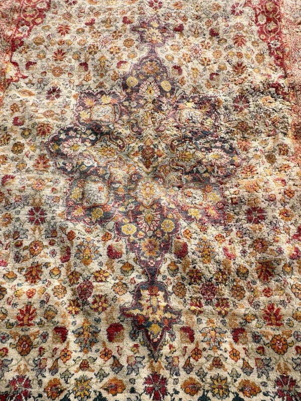 Antique Handmade Sivas Floral Rug from Turkey (258 cm x 137 cm) gallery