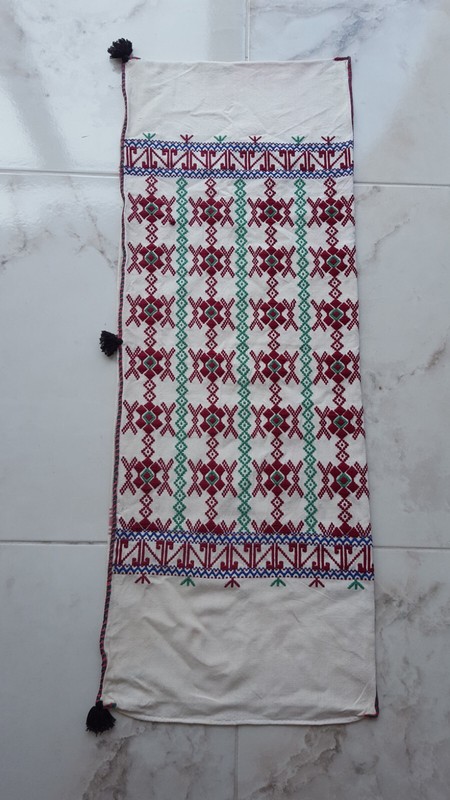 Geometric Motif Vintage Carpet Rug Handmade Kilim Wool Rug Cushion Decor Rug 2x4 gallery