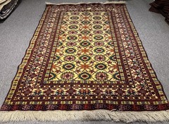 Fine Afghan Vintage Tribal Baluchi Rug 4×6 ft Hand Knotted Antique Oriental Rug
