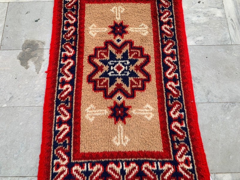 Vintage Mid-Century Scandinavian: Long-Pile Rya Shags, Traditional Rug (2x4 ft.) gallery