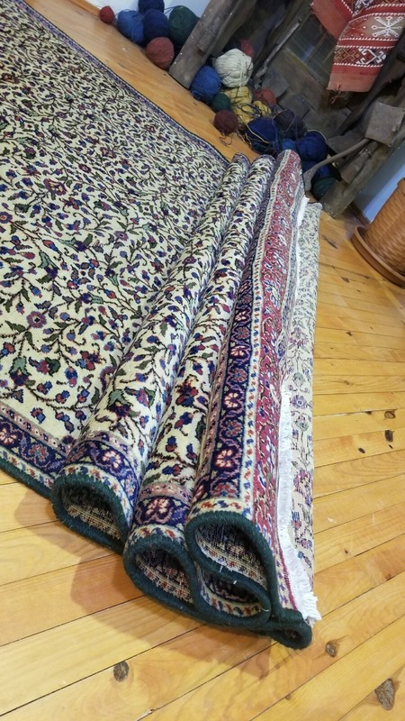 Antique 1900-1930s Floral Turkish Hereke Rug 5' × 9'8" gallery