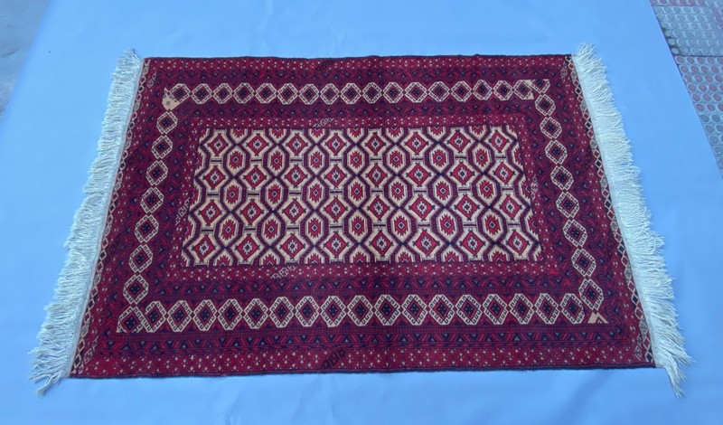 4x6 Vintage Hand Knotted Area Rug Traditional Oriental Red Wool Carpet gallery
