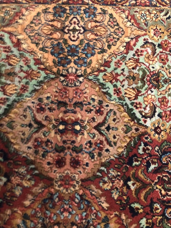 Karastan Panel Kirman Rug #717 Vintage Wool Karastan 5.9 x 9 Original 700 Series gallery