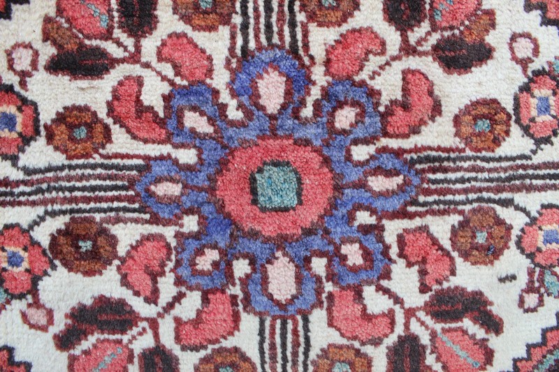 Vintage Hand Made Traditional Oriental Wool Red Large Long Rug 337x151cm gallery