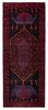 Vintage Hand-Knotted Carpet 5'0" x 12'0" Traditional Oriental Wool Area Rug gallery