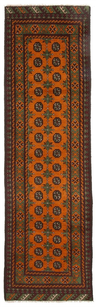 2'8" x 9'8" Vintage Hand-knotted Runner Rug Traditional Oriental Wool Carpet
