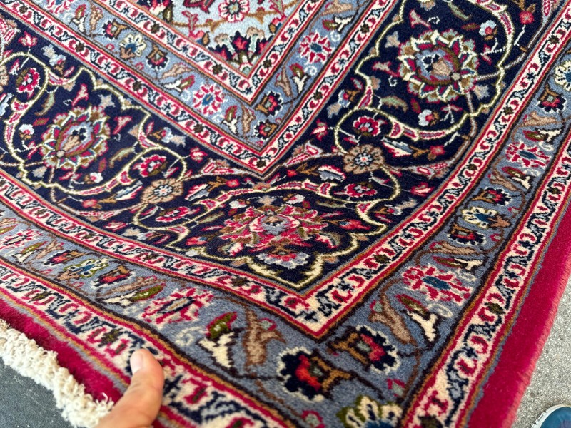 FINE HANDMADE ORIENTAL RUG 10x13 handwoven red navy purple pink blue 9x12 10x4 gallery