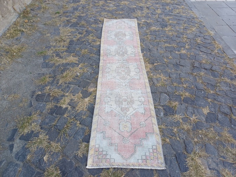 2x8 Turkish kitchen rug 1.74 x 7.87 ft Vintage Handmade rug 53 x 240 cm runner gallery