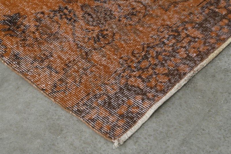3x9 turkish runner rug, hand-knotted vintage oushak rug runner, boho decor,220 gallery