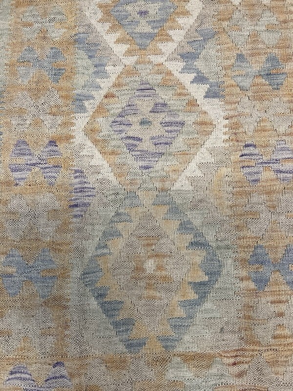 Vintage Kilim Traditional Hand Made Oriental Wool Kilim 5ftx3.2ft 159cmx103cm gallery