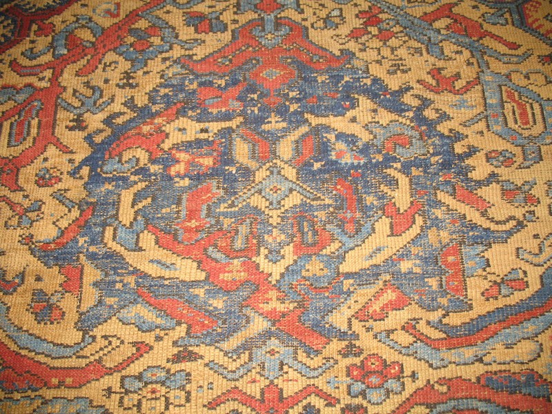 Antique Gorgeous Turkish Oushak Ushak Rug 10'2''x11'6'' gallery