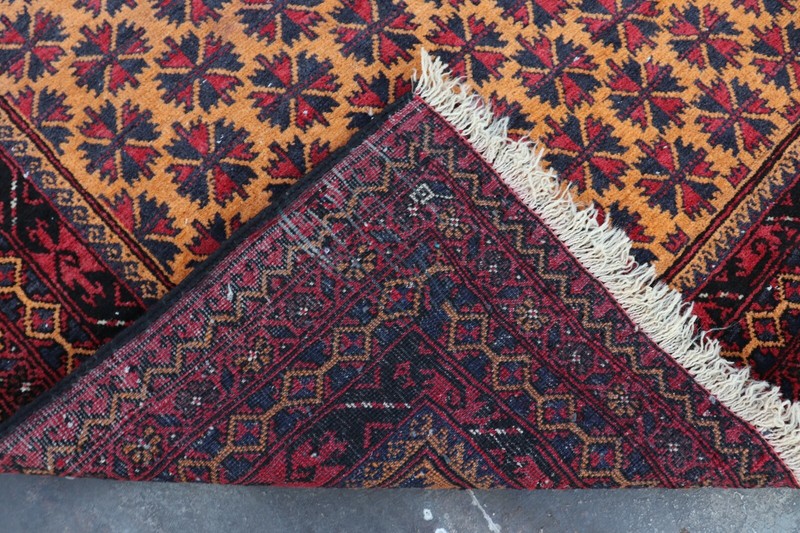 Antique Afghan Handmade Baluchi Sistan Rug 6'4 x 3'11 ft gallery