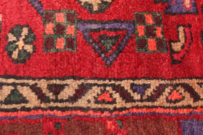 Vintage 4'3" x 6'10" Traditional Hand Knotted Vegetable Dye Wool Area Rug gallery