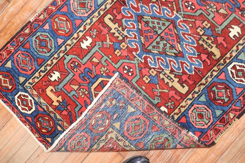 Antique Colorful Karajeh Rug 3'x4'4'' gallery
