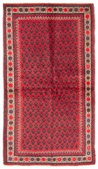 Vintage Traditional Hand-Knotted Area Rug 3’3″ x 6’3″ Oriental Wool Carpet