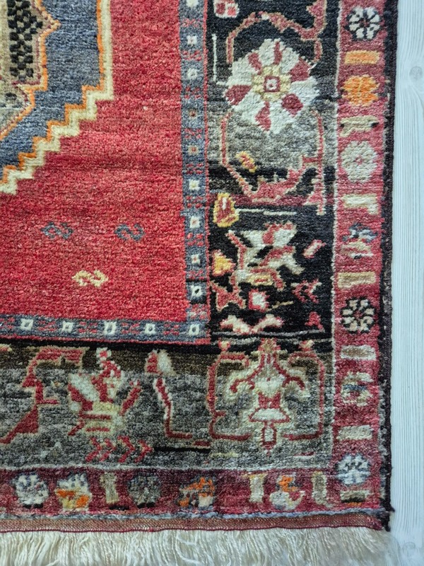 Antique Hand-Knotted Konya Karapınar Rug, Tribal Anatolian Rug 100 Yo 60x84'' gallery