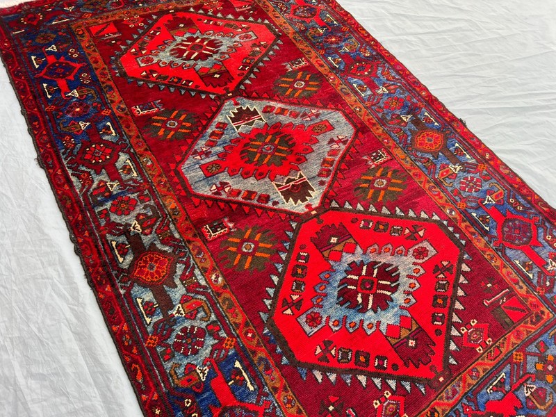 4'2 x 6'9 ft Vintage Turkish-Inspired Medallion Design Soft Wool Rug Bedroom Rug gallery