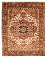 Traditional Vintage Hand-Knotted Area Rug 7’11” x 9’11” Oriental Wool Carpet