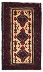 Traditional Vintage Hand-Knotted Area Rug 3’7″ x 5’11” Oriental Wool Carpet