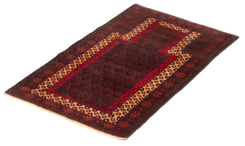 Vintage Traditional Hand-Knotted Area Rug 2'10" x 4'6" Oriental Wool Carpet gallery