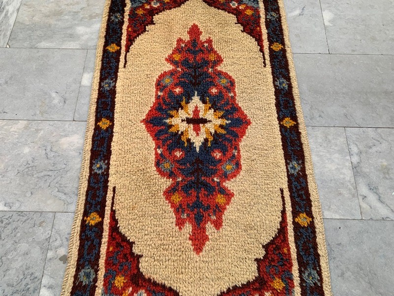 Vintage Mid-Century Scandinavian: Long-Pile Rya Shags, Traditional Rug (2x4 ft.) gallery