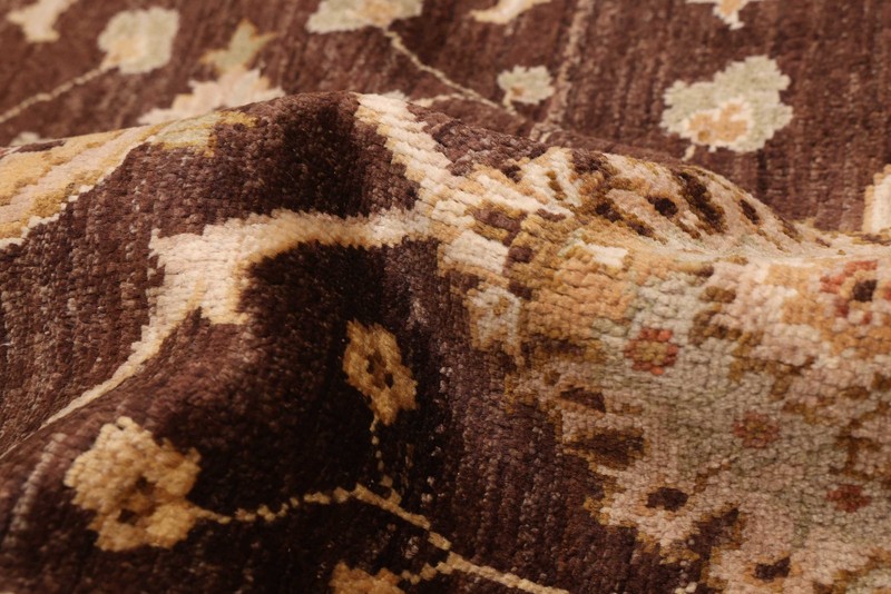 Vintage 10'0" x 10'4" Traditional Hand Knotted Vegetable Dye Wool Area Rug gallery