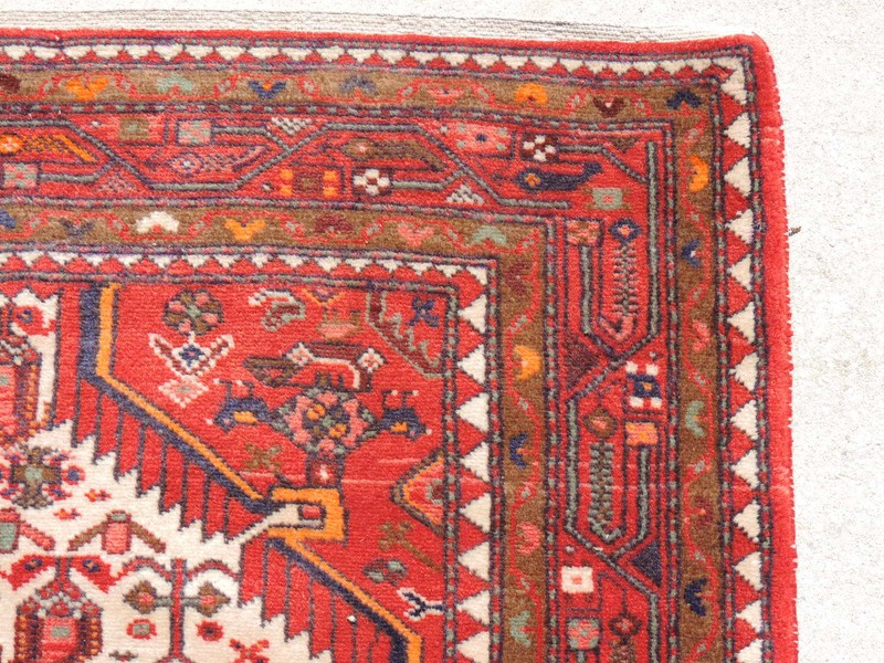 5x10ft. Vintage Hamedan Malayer Wool Runner gallery