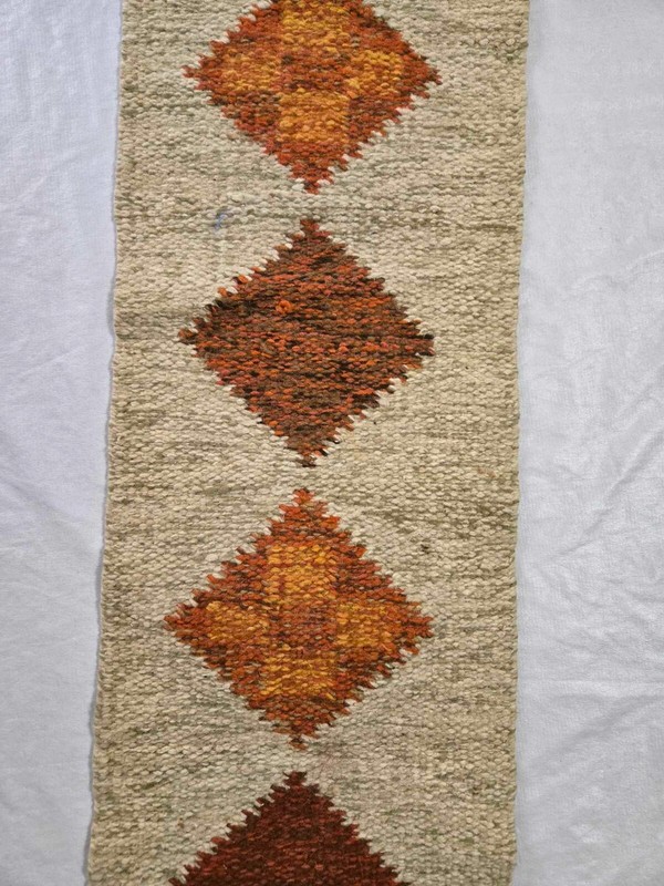 Wall Hanging Tapestry Hand Woven Wool South American 40x11,1/8" gallery