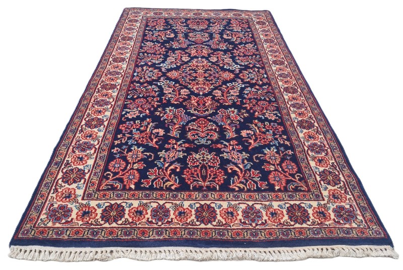 Amazing Hand Knotted Vintage Tribal Saroukh Wool Area Rug 5.3 x 2.11 Ft gallery