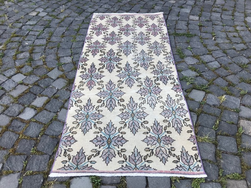 Handmade Rug Turkish Area Rug Vintage Rug Oushak Rug Antique Rug Bohemian Rug gallery