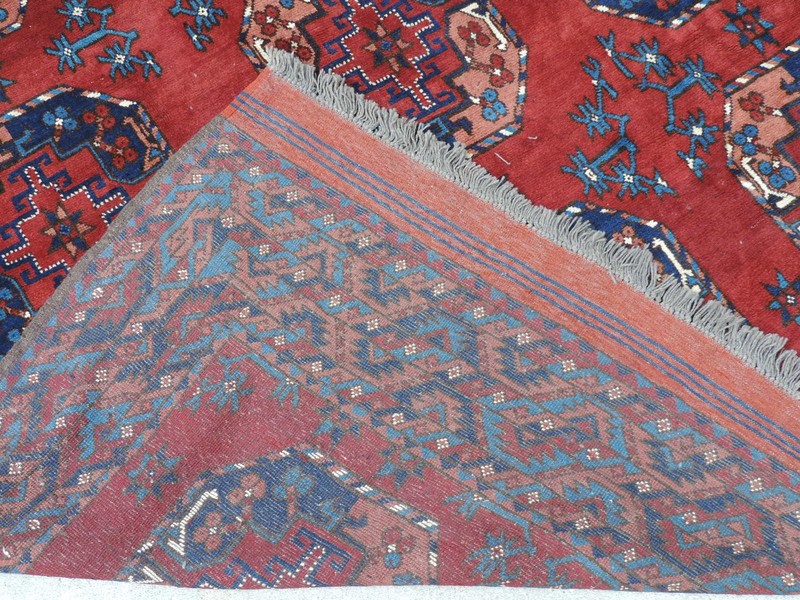 6x9ft. Afghan Bokharra Ersari Wool Room Size Rug gallery