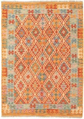 Vintage Hand Woven Area Rug 4’4″ x 6’1″ Traditional Wool Oriental Carpet