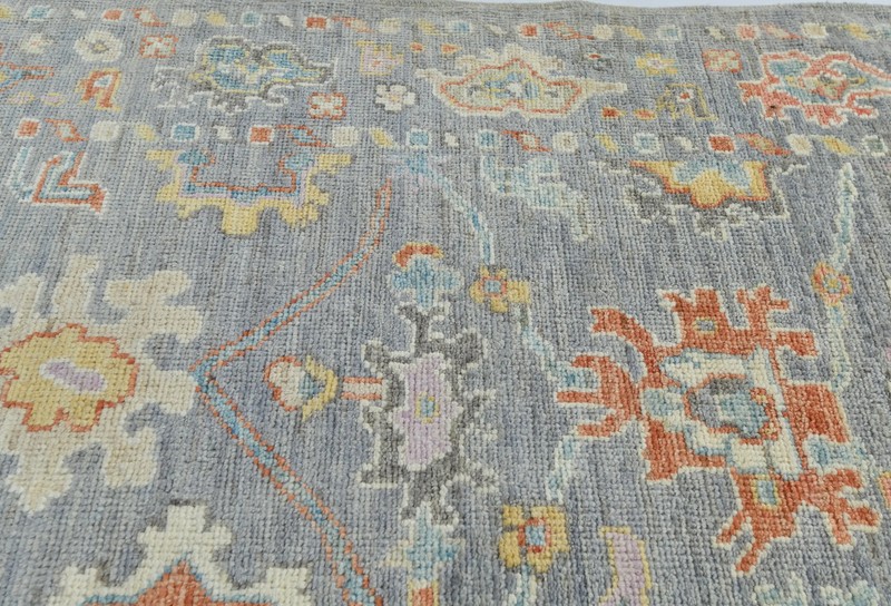 Pakistan Handmade Oushak Oriental Runner Rug Muted Floral Hallway Carpet 3X10 ft gallery