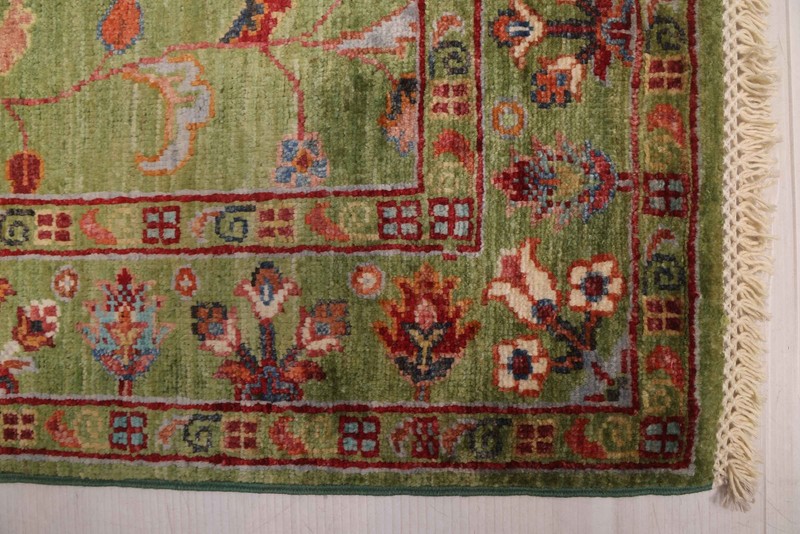 Vintage Hand-knotted Runner Rug 2'9" x 8'2" Traditional Oriental Wool Carpet gallery