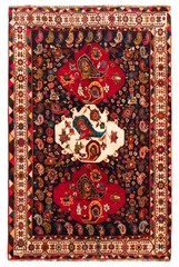 Vintage 6’1″ x 9’5″ Traditional Hand Knotted Vegetable Dye Wool Area Rug