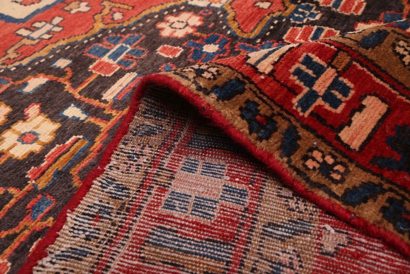 Vintage Hand-Knotted Area Rug 5'0" x 9'10" Traditional Wool Carpet gallery