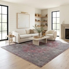 7’8″ x 10’6″ Josephine Vintage Hand-Knotted Wool Area Rug